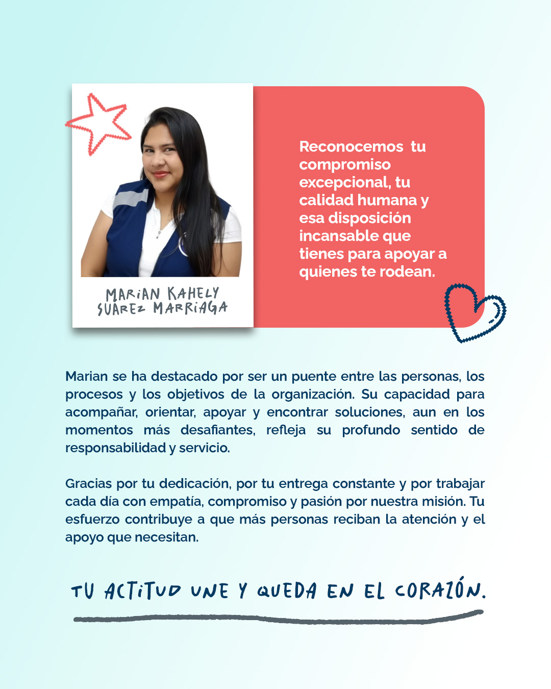 Reconocimiento Salvavidas del mes de junio, pieza 2